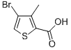 Molecular Structure of 265652-39-9 (4-Bromo-3-methylthiophenecarboxylic acid)